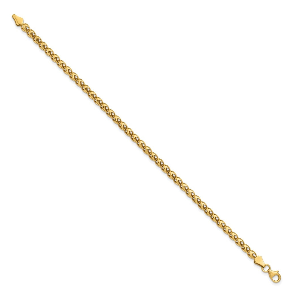 10k Yellow Gold Polished Fancy Bracelet