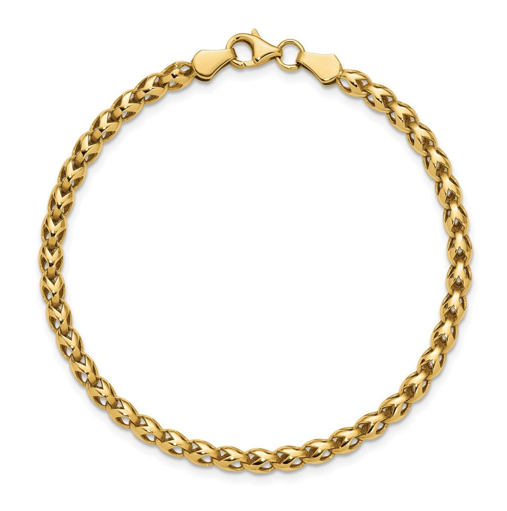 10k Yellow Gold Polished Fancy Bracelet