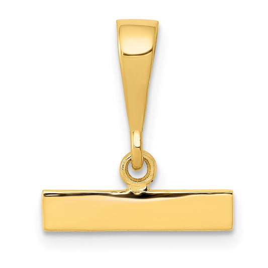 10K Yellow Gold Casted Medium Polished Top Charm