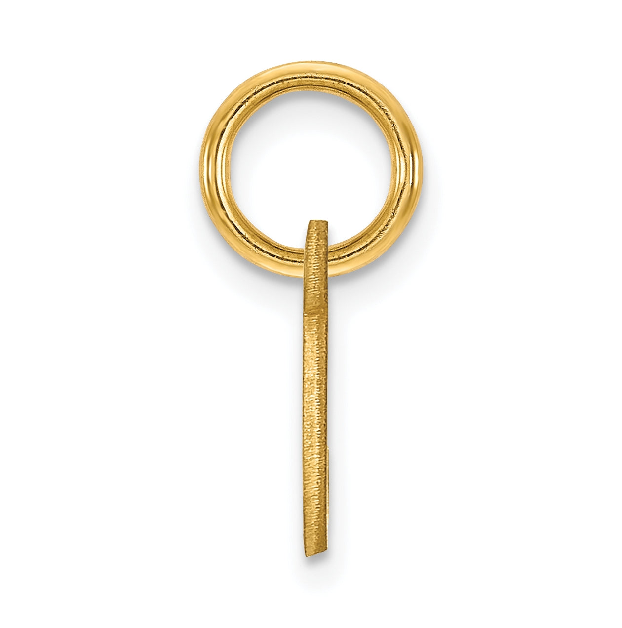 10K Yellow Gold Upper case Letter C Initial Charm