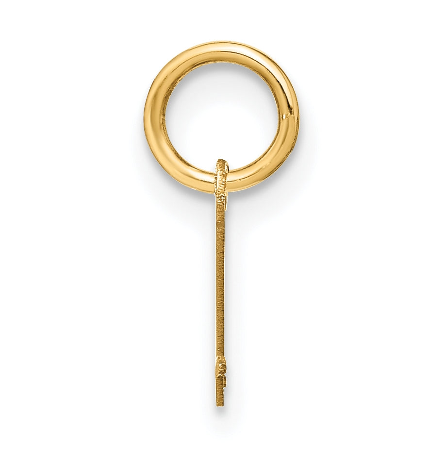 10K Yellow Gold Upper case Letter L Initial Charm