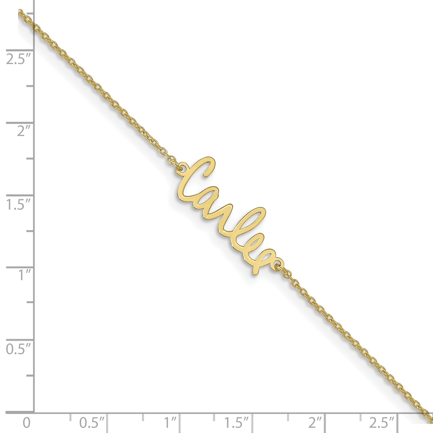 10K Yellow Gold Signature Bracelet