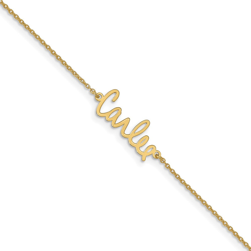 10K Yellow Gold Signature Bracelet