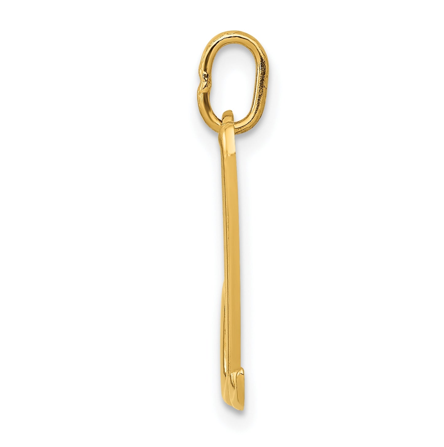 10k Yellow Gold Letter d Initial Charm