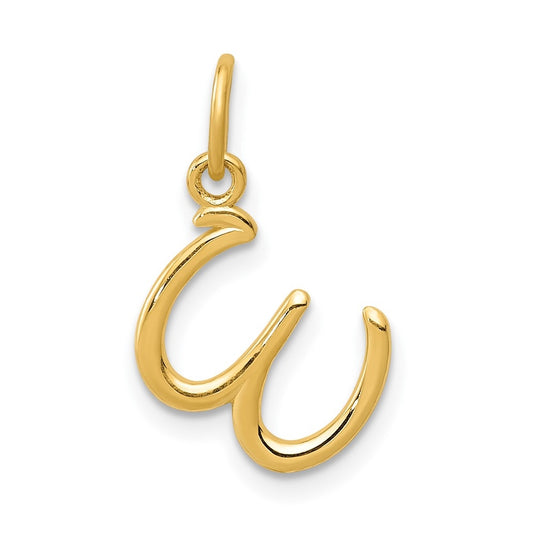 10k Yellow Gold Letter w Initial Charm