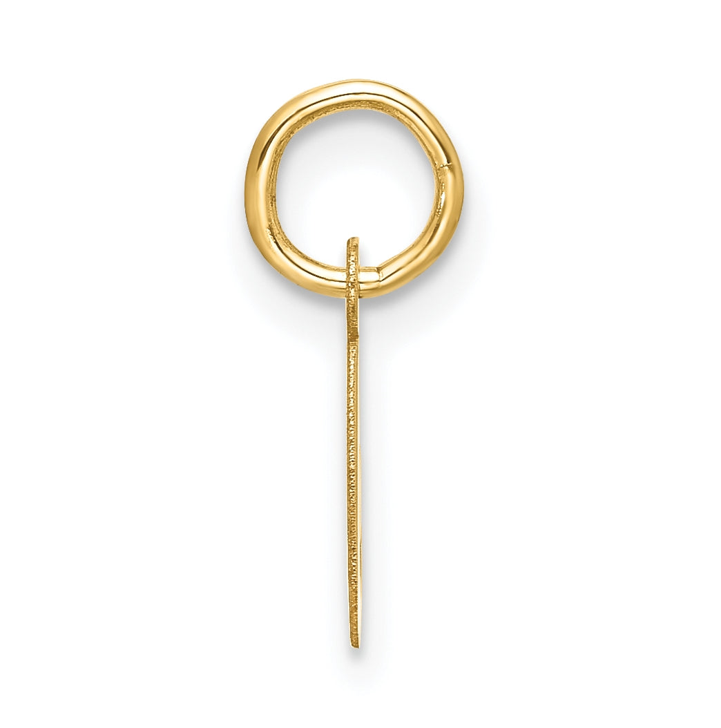 10K Yellow Gold Small-Script Initial G Charm