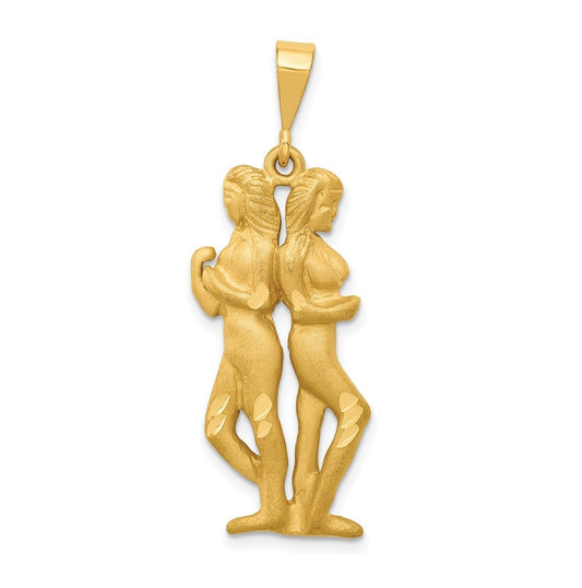 10K Yellow Gold Gemini Zodiac Charms