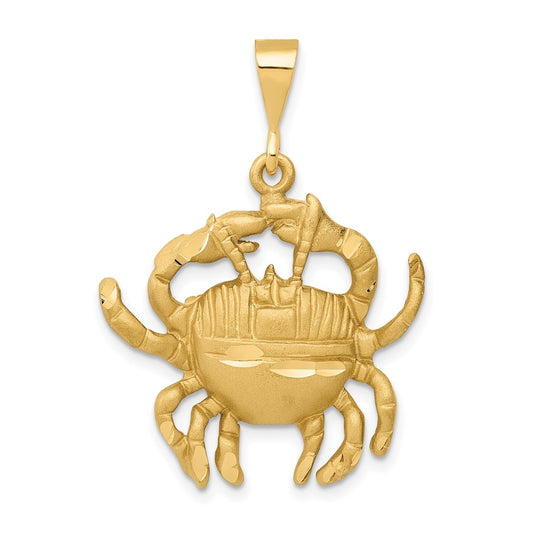 10K Yellow Gold Cancer Zodiac Charms