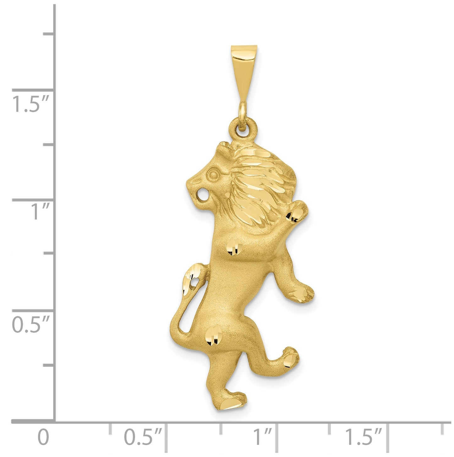 10K Yellow Gold Leo Zodiac Charms