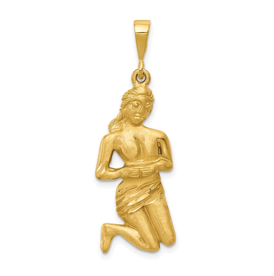 10K Yellow Gold Virgo Zodiac Charms