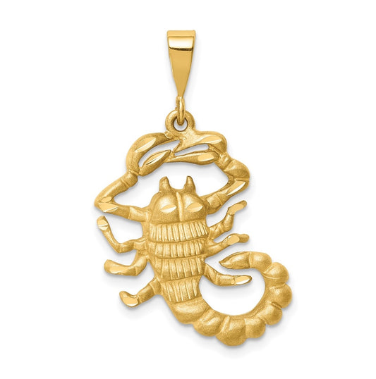 10K Yellow Gold Scorpio Zodiac Charms
