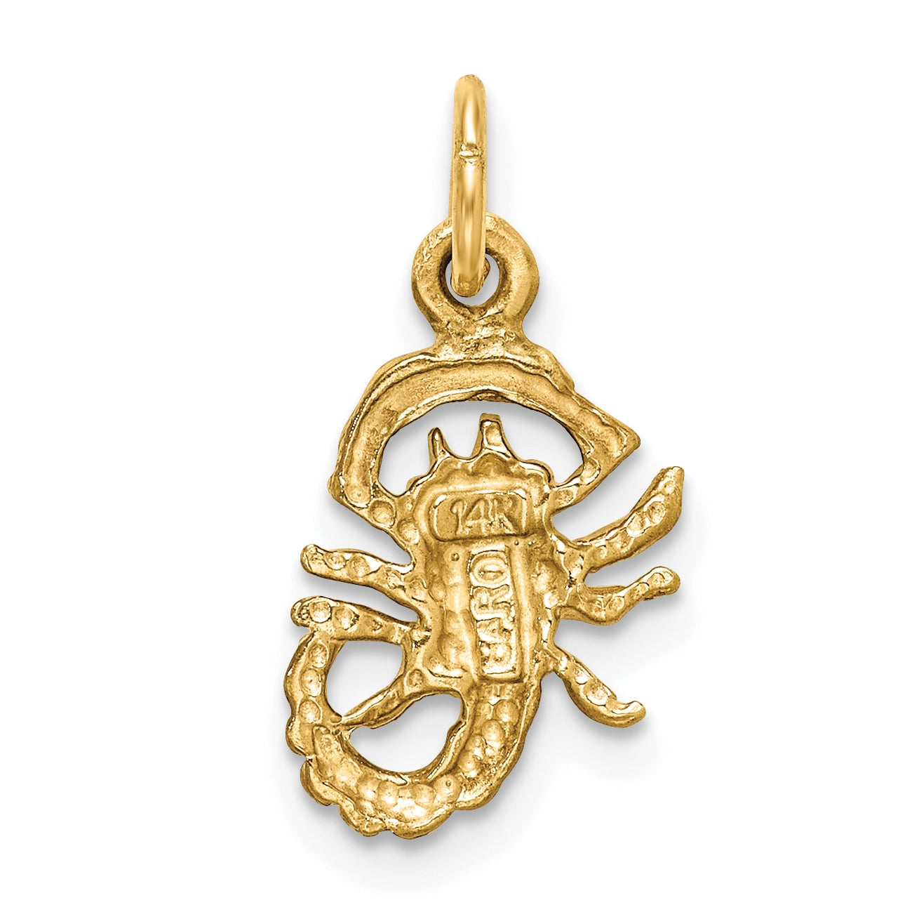 10K Yellow Gold Scorpio Zodiac-Charm