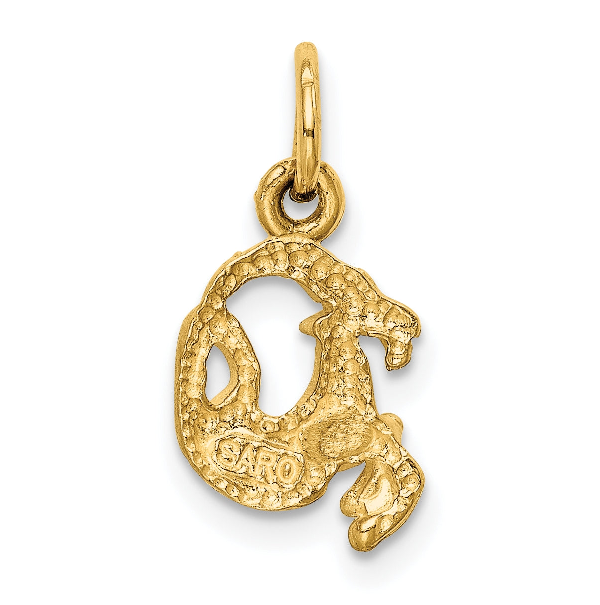 10K Yellow Gold Capricorn Zodiac-Charm