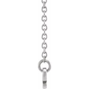 Sterling Silver Pisces 17.84 X 5.34 Mm 18 In Polished Pisces Necklace