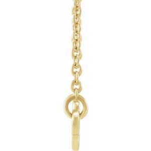 14K Yellow Gold Leo 13.15 X 5.23 Mm 18 In Polished Leo Necklace