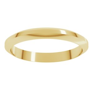 10K Yellow Or White Or Rose Gold Trapezoid Flat Band