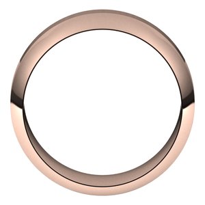 18K Yellow Or White Or Rose Gold Trapezoid Flat Band