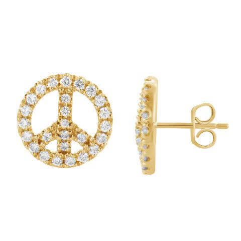 10K Yellow Or White Gold 0.24 Cttw Diamond Earring