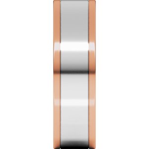 14K Yellow Or White Or Rose Gold Comfort-Fit Flat Band