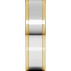 14K Yellow Or White Or Rose Gold Comfort-Fit Flat Band