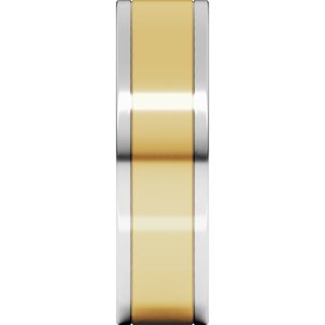 14K Yellow Or White Or Rose Gold Comfort-Fit Flat Band