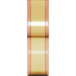 14K Yellow Or White Or Rose Gold Comfort-Fit Flat Band