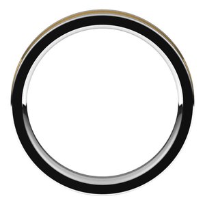 14K Yellow Or White Or Rose Gold Comfort-Fit Flat Band