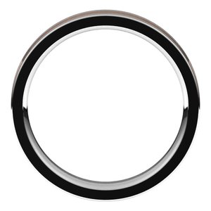 14K Yellow Or White Or Rose Gold Comfort-Fit Flat Band