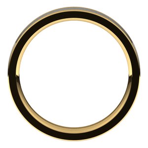 14K Yellow Or White Or Rose Gold Comfort-Fit Flat Band