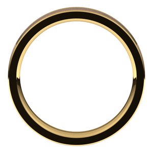 14K Yellow Or White Or Rose Gold Comfort-Fit Flat Band