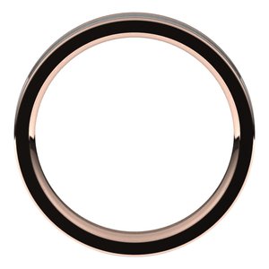 14K Yellow Or White Or Rose Gold Comfort-Fit Flat Band