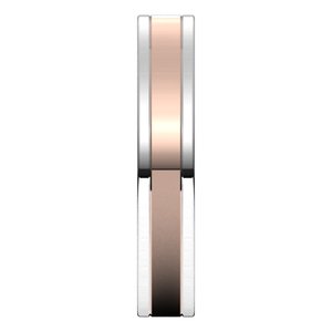 14K Yellow Or White Or Rose Gold Comfort-Fit Flat Band