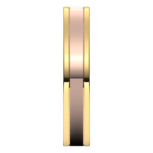 14K Yellow Or White Or Rose Gold Comfort-Fit Flat Band