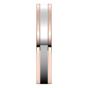 14K Yellow Or White Or Rose Gold Comfort-Fit Flat Band