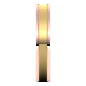 14K Yellow Or White Or Rose Gold Comfort-Fit Flat Band