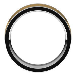 14K Yellow Or White Or Rose Gold Comfort-Fit Flat Band