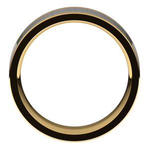 14K Yellow Or White Or Rose Gold Comfort-Fit Flat Band