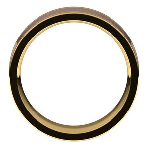 14K Yellow Or White Or Rose Gold Comfort-Fit Flat Band
