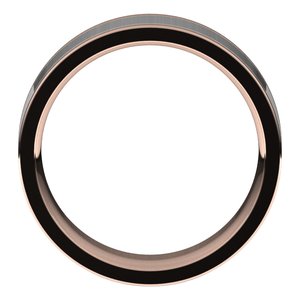 14K Yellow Or White Or Rose Gold Comfort-Fit Flat Band