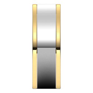 14K Yellow Or White Or Rose Gold Comfort-Fit Flat Band