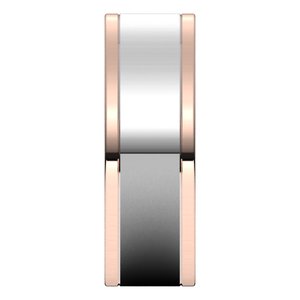 14K Yellow Or White Or Rose Gold Comfort-Fit Flat Band