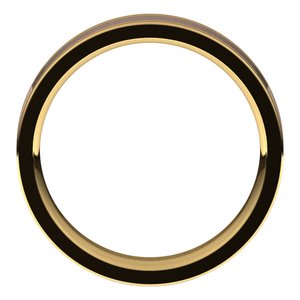 14K Yellow Or White Or Rose Gold Comfort-Fit Flat Band
