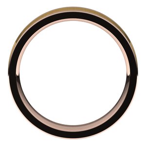 14K Yellow Or White Or Rose Gold Comfort-Fit Flat Band