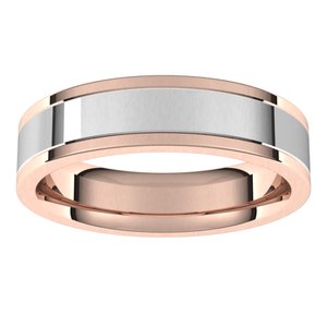 14K Yellow Or White Or Rose Gold Comfort-Fit Flat Band
