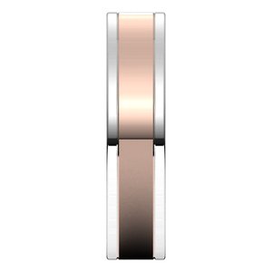 14K Yellow Or White Or Rose Gold Comfort-Fit Flat Band