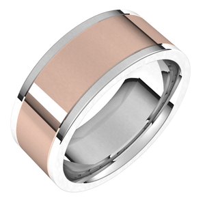 14K Yellow Or White Or Rose Gold Comfort-Fit Flat Band