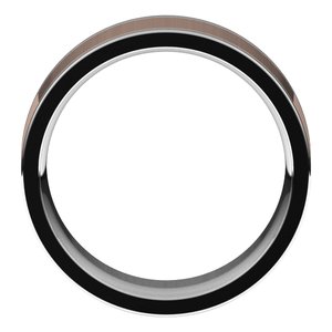 14K Yellow Or White Or Rose Gold Comfort-Fit Flat Band