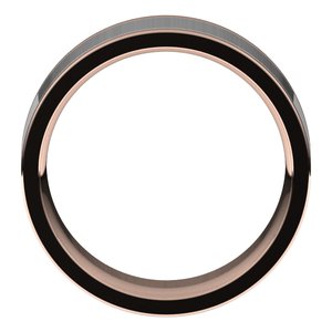 14K Yellow Or White Or Rose Gold Comfort-Fit Flat Band