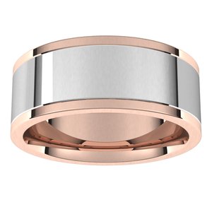 14K Yellow Or White Or Rose Gold Comfort-Fit Flat Band