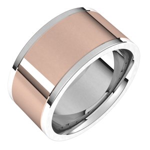 14K Yellow Or White Or Rose Gold Comfort-Fit Flat Band
